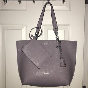 LAVENDER CALVIN KLEIN TOTE